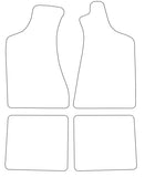 Ford Escort Automatic Mk1 / Mk2 1968-1980 Tailored VS Rubber Car Mats