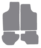 Ford Fiesta Mk1 / Mk2 1976-1989 Grey Premium Carpet Tailored Car Mats NV HITECH