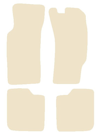 Ford Escort Cosworth 1992-1996 Beige Luxury Velour Tailored Car Mats NV HITECH