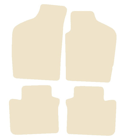 Fiat Punto 1995-1999 Beige Luxury Velour Tailored Car Mats NV HITECH
