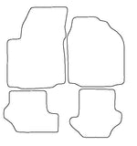 Ford Fiesta Mk4 1993-2001 Tailored VS Rubber Car Mats