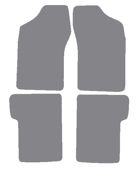 Fiat Cinquecento 1993-1998 Grey Premium Carpet Tailored Car Mats NV HITECH