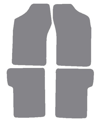 Fiat Cinquecento 1993-1998 Grey Premium Carpet Tailored Car Mats NV HITECH