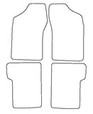 Fiat Cinquecento 1993-1998 Tailored VS Rubber Car Mats