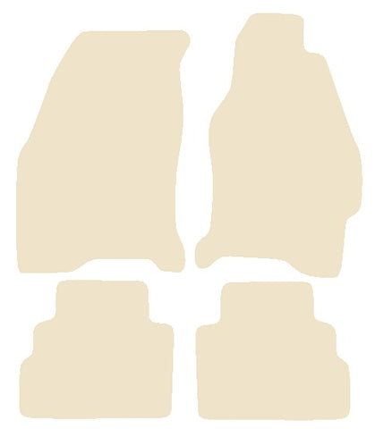 Ford Mondeo 1992-2000 Beige Luxury Velour Tailored Car Mats NV HITECH
