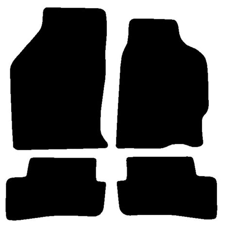 Ford Probe 1994-1998 Black Luxury Velour Tailored Car Mats NV HITECH