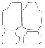 Ford Escort Mk5 Cabriolet 1994-1998 Tailored VS Rubber Car Mats