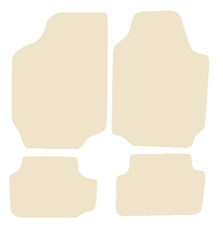 Ford Escort Mk5 Cabriolet 1994-1998 Beige Luxury Velour Tailored Car Mats NV HITECH
