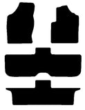 Ford Galaxy Mk1 / Mk2 (MPV) 1995-2006 Black Premium Carpet Tailored Car Mats NV HITECH