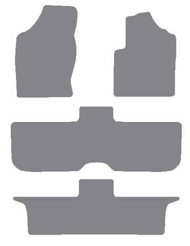Ford Galaxy Mk1 / Mk2 (MPV) 1995-2006 Grey Premium Carpet Tailored Car Mats NV HITECH