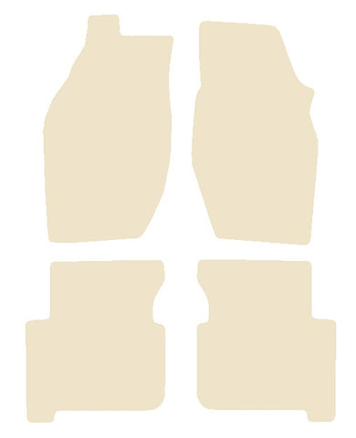 Fiat Croma 1987-1994 Beige Luxury Velour Tailored Car Mats NV HITECH