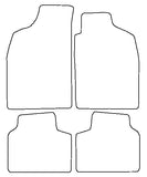 Fiat Punto Cabrio 1996-2000 Tailored VS Rubber Car Mats