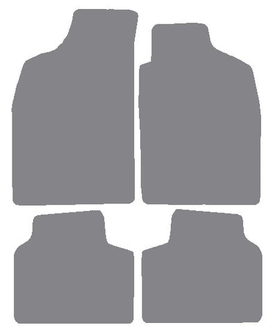 Fiat Punto Cabrio 1996-2000 Grey Premium Carpet Tailored Car Mats NV HITECH