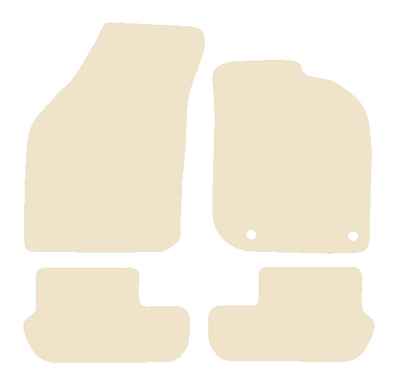 Ford Ka  1996-2008 Beige Luxury Velour Tailored Car Mats NV HITECH