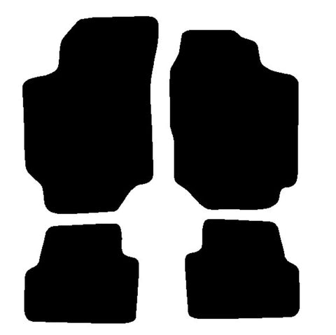 Ford Escort Mk6 1995-1997 Black Luxury Velour Tailored Car Mats NV HITECH