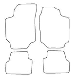 Ford Escort Mk6 1995-1997 Tailored VS Rubber Car Mats