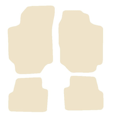 Ford Escort Mk6 1995-1997 Beige Luxury Velour Tailored Car Mats NV HITECH