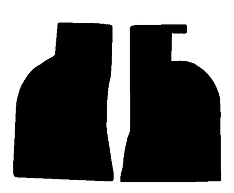 Ford RS200 1984-1986 Black Premium Carpet Tailored Car Mats NV HITECH