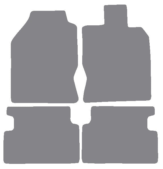 Ford Focus 1998-2001 Grey Premium Carpet Tailored Car Mats NV HITECH