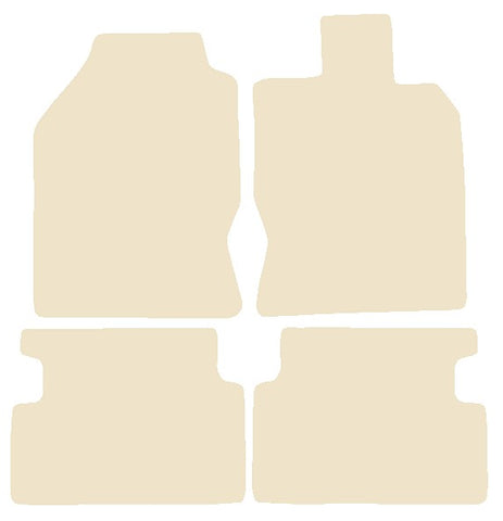 Ford Focus 1998-2001 Beige Luxury Velour Tailored Car Mats NV HITECH