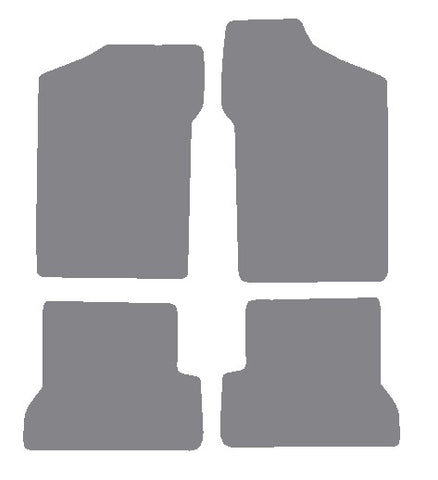 Fiat Siecento 1998-2003 Grey Premium Carpet Tailored Car Mats NV HITECH