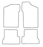 Fiat Siecento 1998-2003 Tailored VS Rubber Car Mats