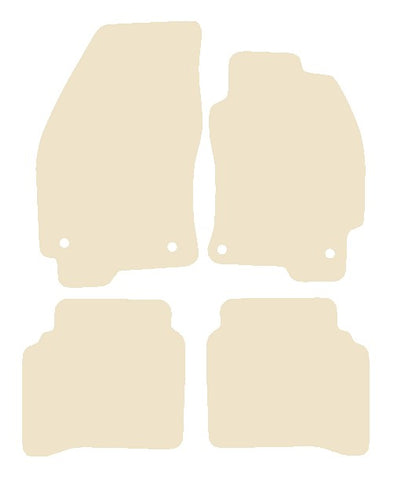 Ford Mondeo 2000-2007 Beige Luxury Velour Tailored Car Mats NV HITECH