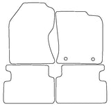 Ford Focus 2002-2004 Tailored VS Rubber Car Mats