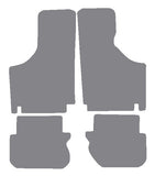 Fiat 500 1968-1972 Grey Premium Carpet Tailored Car Mats NV HITECH