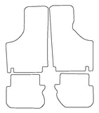 Fiat 500 1968-1972 Tailored VS Rubber Car Mats