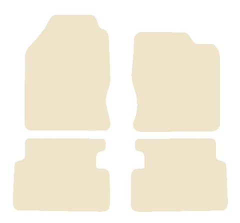 Ford Focus RS 2002-2005 Beige Luxury Velour Tailored Car Mats NV HITECH
