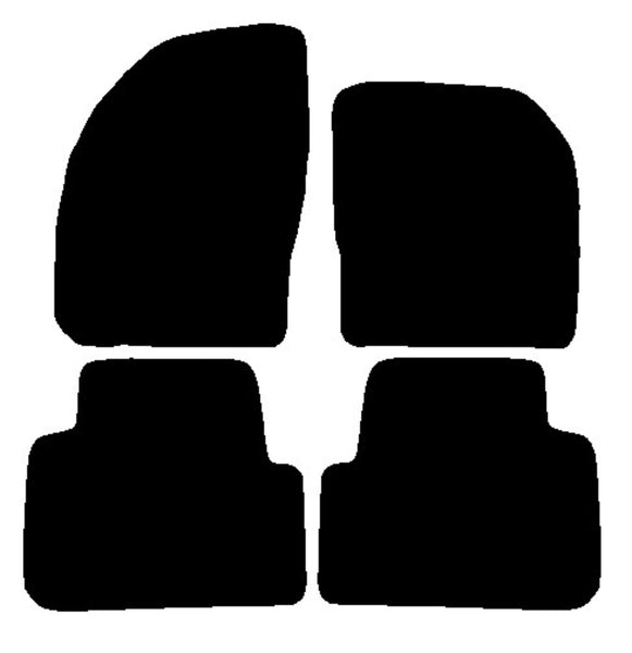 Ford Focus C-Max 2003-2010 Black Luxury Velour Tailored Car Mats NV HITECH