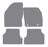 Ford Focus 2004-2011 Grey Premium Carpet Tailored Car Mats NV HITECH