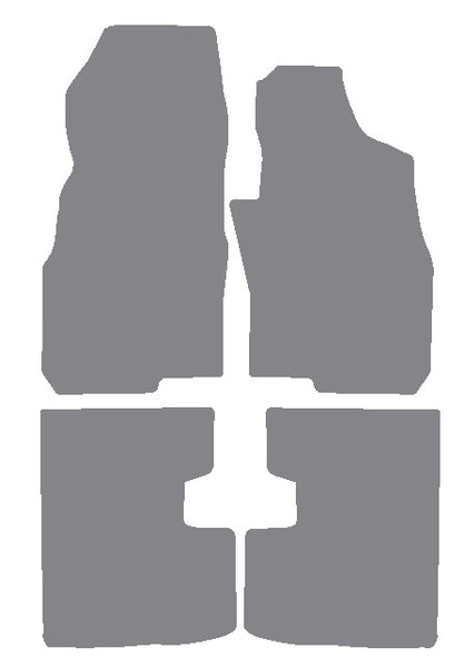 Fiat Punto Grande 2006-2009 Grey Premium Carpet Tailored Car Mats NV HITECH