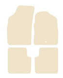Fiat 500 2007-2014 Beige Luxury Velour Tailored Car Mats NV HITECH
