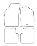 Fiat 500 2007-2014 Tailored VS Rubber Car Mats