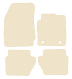 Ford Fiesta Mk7 2008-2011 Beige Luxury Velour Tailored Car Mats NV HITECH