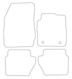 Ford Fiesta Mk7 2008-2011 Tailored VS Rubber Car Mats