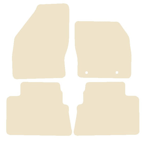 Ford Kuga 2008-2012 Beige Luxury Velour Tailored Car Mats NV HITECH
