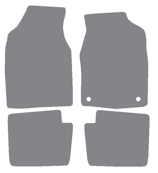 Ford Ka 2nd gen 2008-2012 Grey Premium Carpet Tailored Car Mats NV HITECH