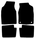 Ford Ka 2nd gen 2008-2012 Black Premium Carpet Tailored Car Mats NV HITECH