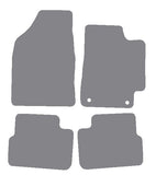 Fiat Bravo 2007 onwards Grey Premium Carpet Tailored Car Mats NV HITECH
