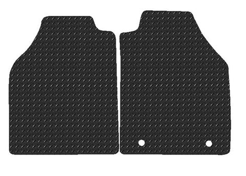 Ford Connect 2002 onwards Chequered Rubber Tailored Van Mats HITECH