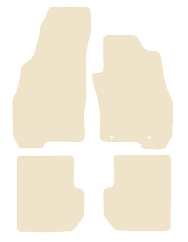 Fiat Punto Evo 2009-2012 Beige Luxury Velour Tailored Car Mats NV HITECH