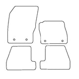 Ford Focus Mk3 Facelift (FRONT FIX) 2015-2018 Tailored VS Rubber Car Mats