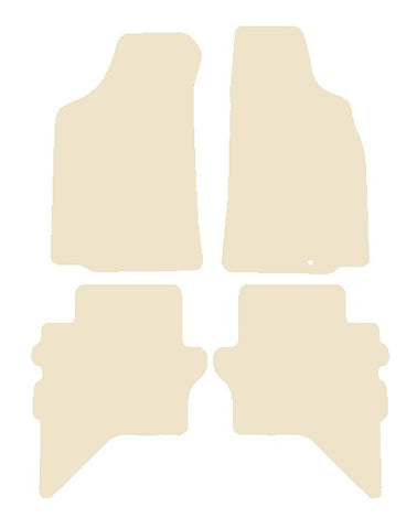 Ford Ranger 2006-2011 Beige Luxury Velour Tailored Car Mats NV HITECH