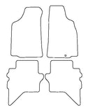 Ford Ranger 2006-2011 Tailored VS Rubber Car Mats