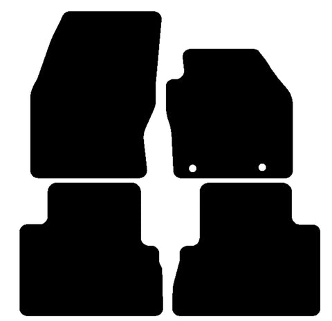 Ford C-Max 2010-2019 Black Tailored Carpet Car Mats NV HITECH