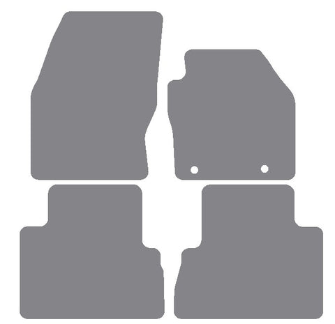 Ford C-Max 2010-2019 Grey Premium Carpet Tailored Car Mats NV HITECH