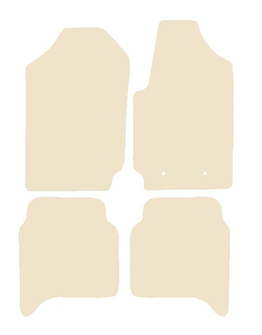 Ford Ranger 2011-2015 Beige Luxury Velour Tailored Car Mats NV HITECH